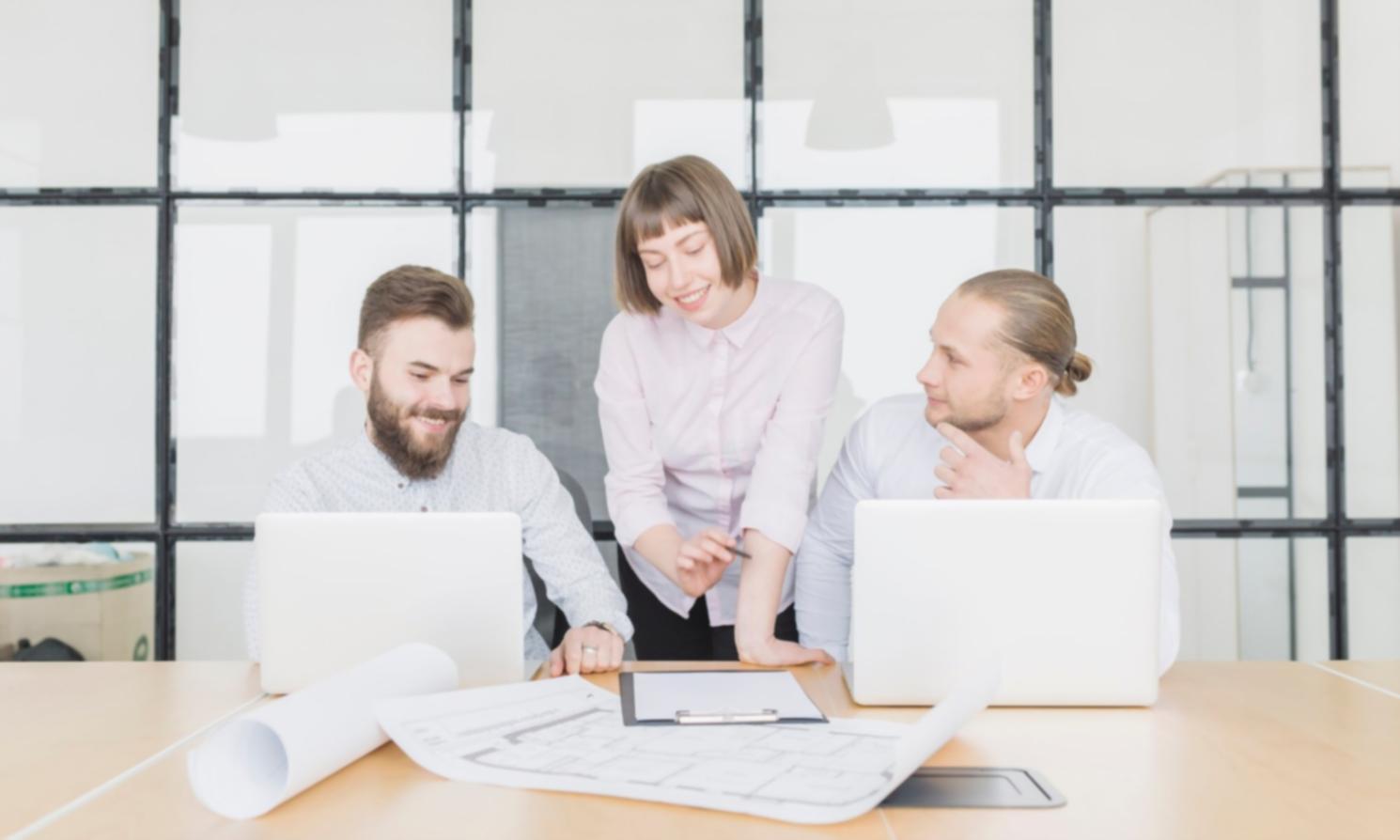 Team collaboration session at zylenovapuls office